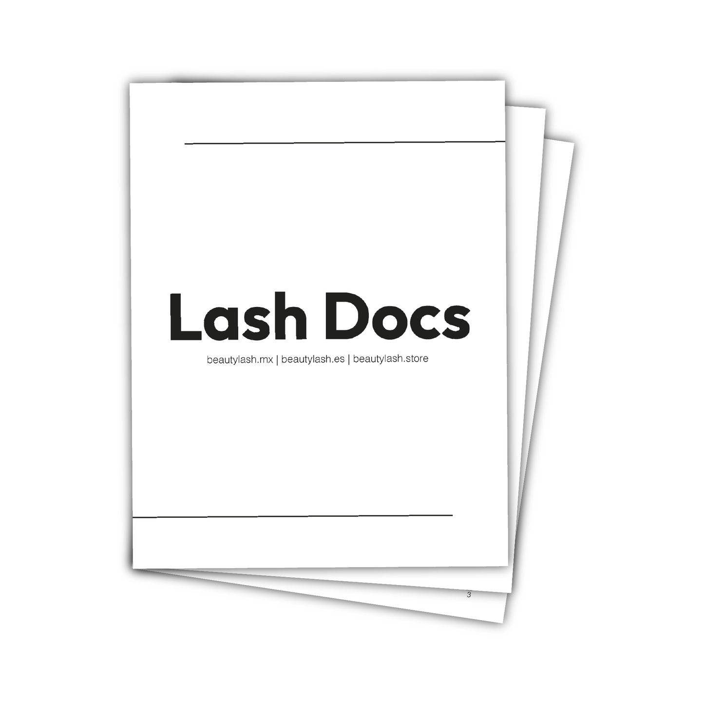Lash Docs – Ficha Profesional para Extensiones de Pestañas