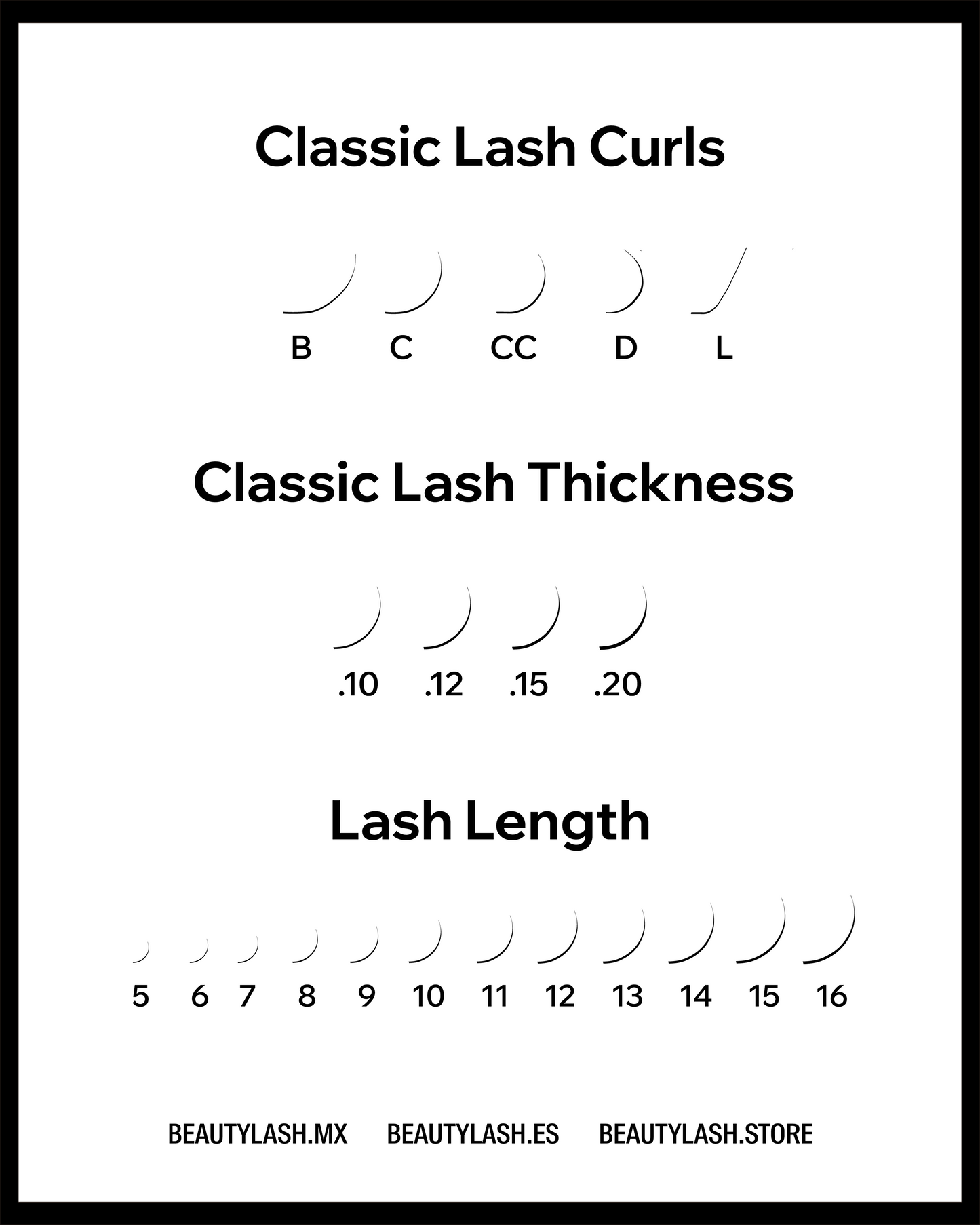 Mixed Classic Lashes