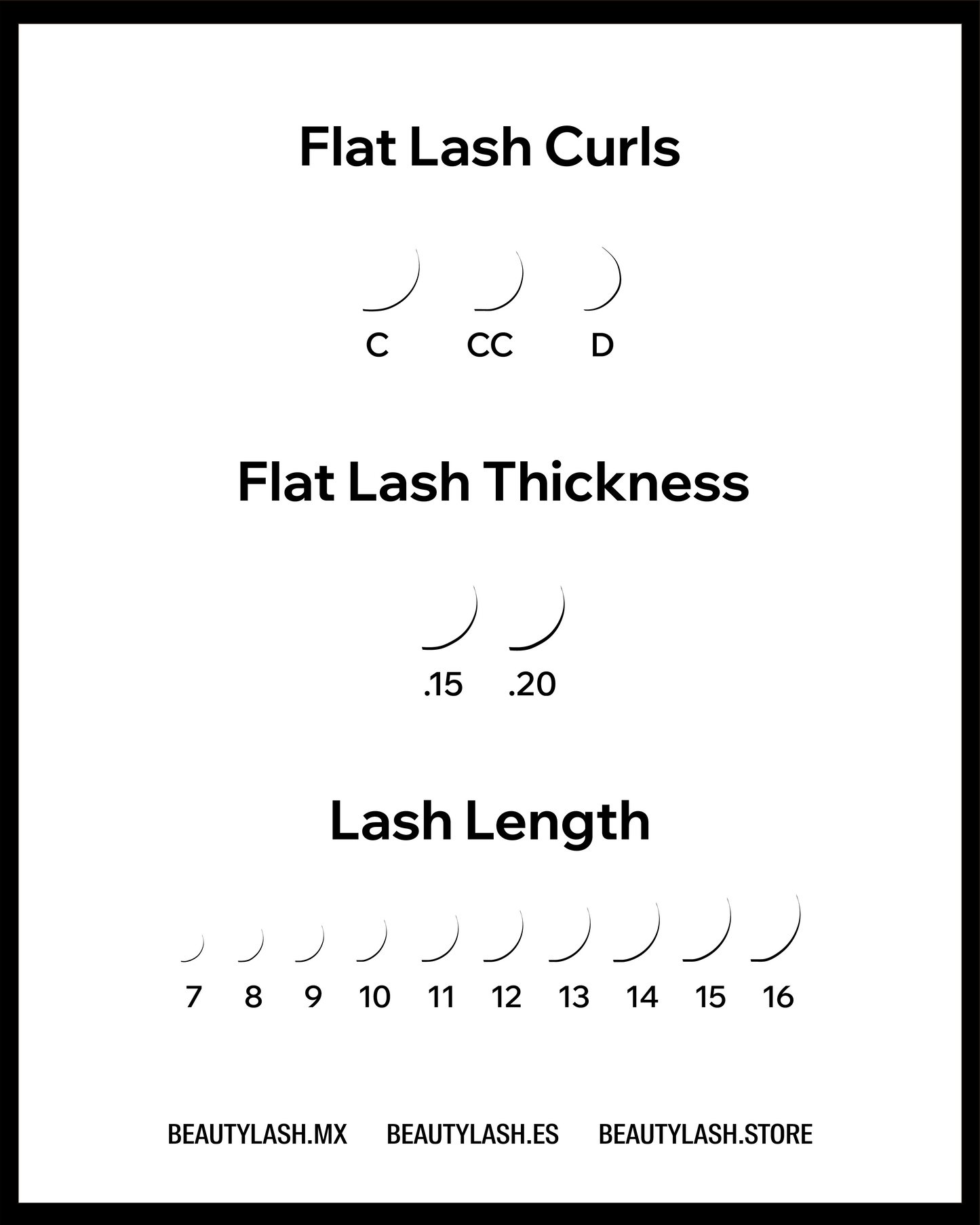 Flat Lashes