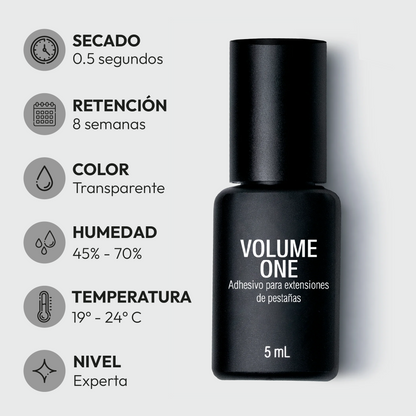 Volume One – 0.5 seg. | Hasta 8 Semanas | Transparente