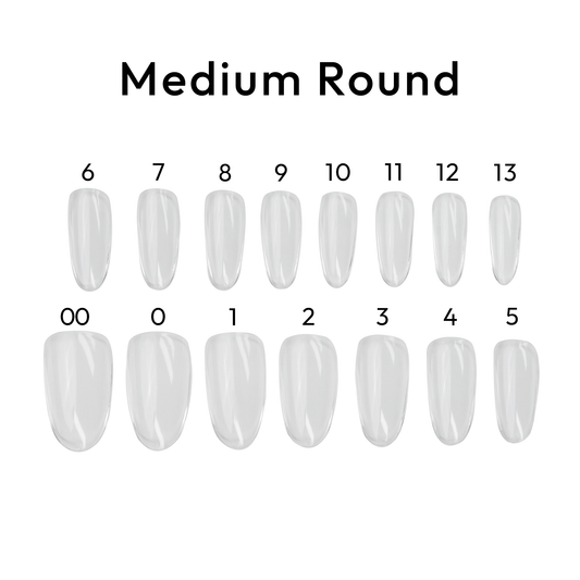 Round Medium - BL Nails Soft Gel Tips