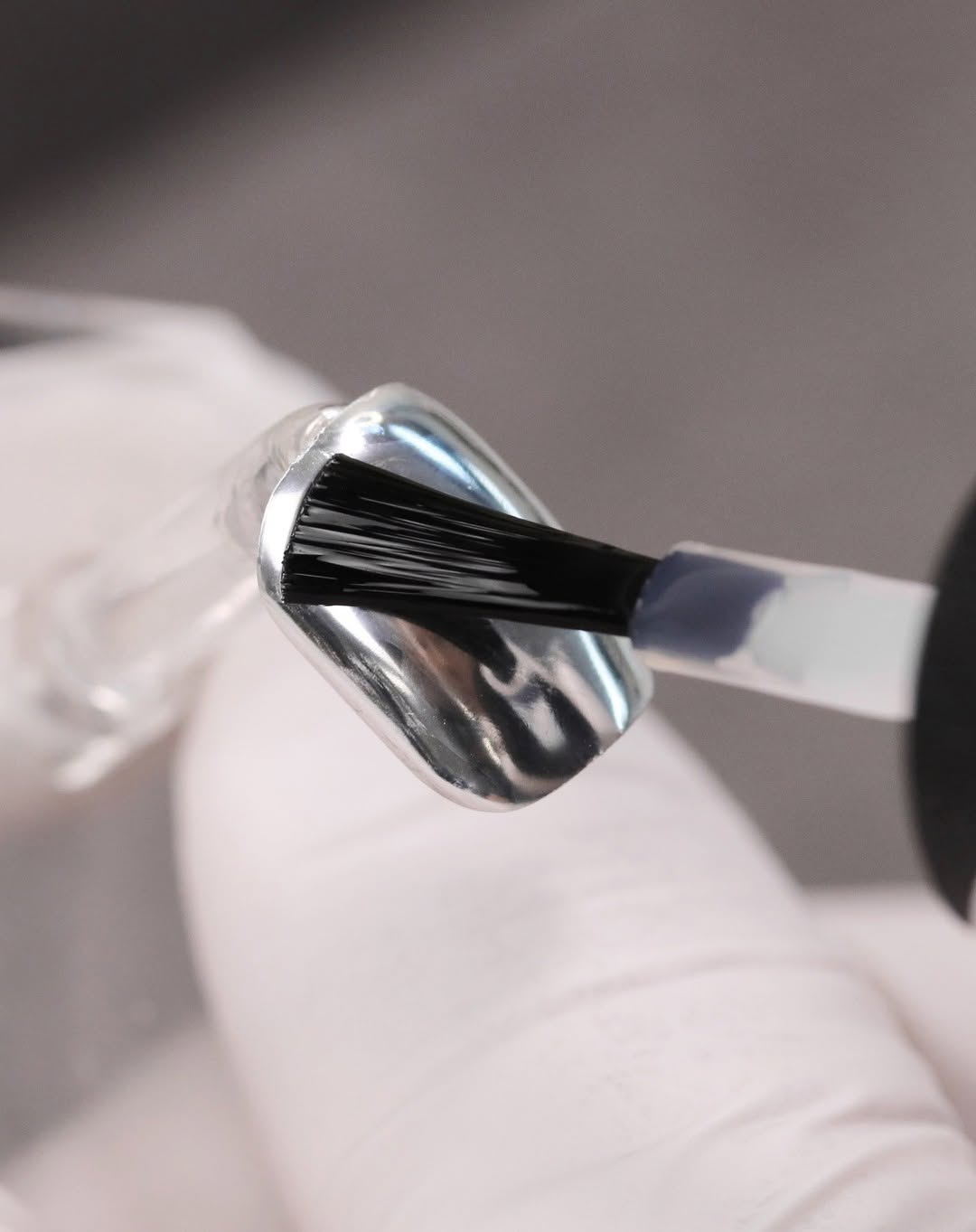 Silver Mirror Ink Gel + Glossy Guard Set - MakeN